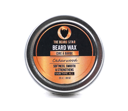 Natural Cedarwood Beard Wax for Softness