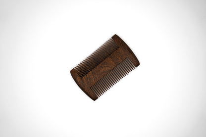 Premium Wooden Beard Comb for Gentle Detangling