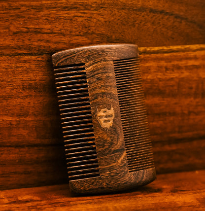 Beard Comb Made from Natural Wood for Softness
